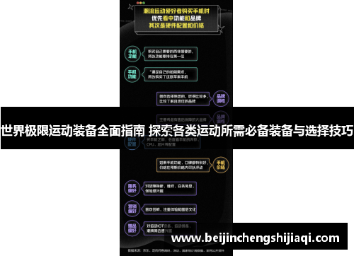 世界极限运动装备全面指南 探索各类运动所需必备装备与选择技巧